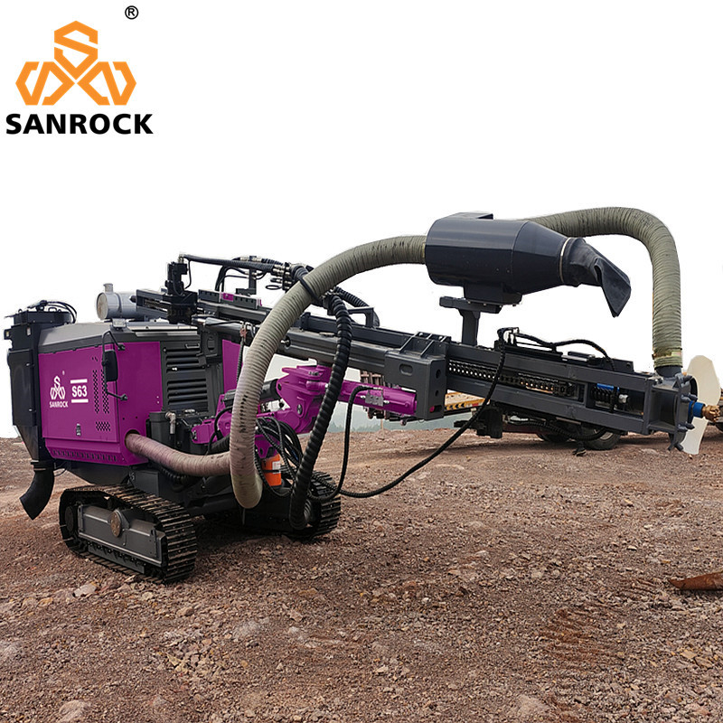 30m Depth Integrated Drilling Equipment Hydraulic Crawler Drilling Rig Rotary Blast Hole