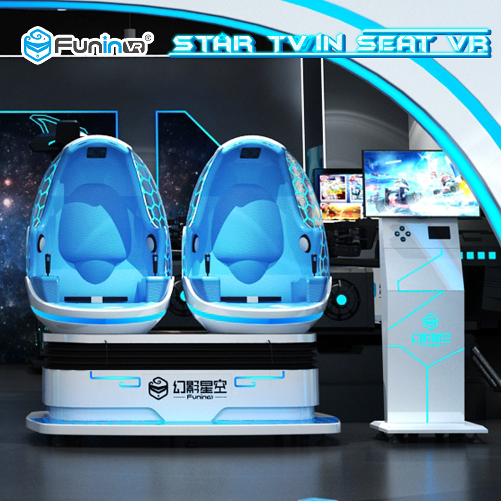 ISO9001 1 Seat 9D VR Egg Cinema 360 Motion Simulator For 4+ Years Old