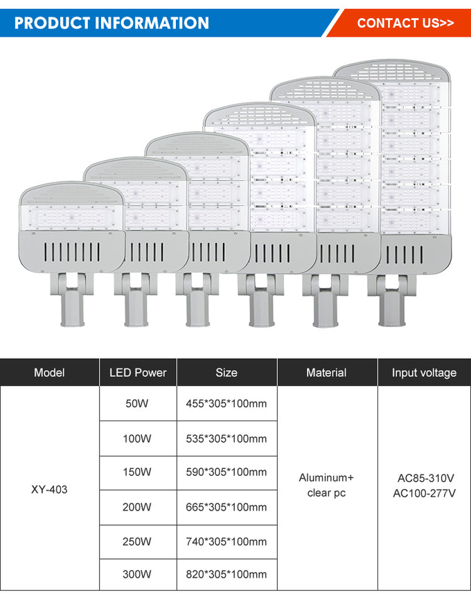 50W 100W 150W 200W 250W Pole Mounted Solar Street Lights Oem Odm