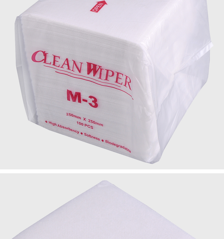 Cleanroom Wipes Super Absorbency For Medicine Industrial