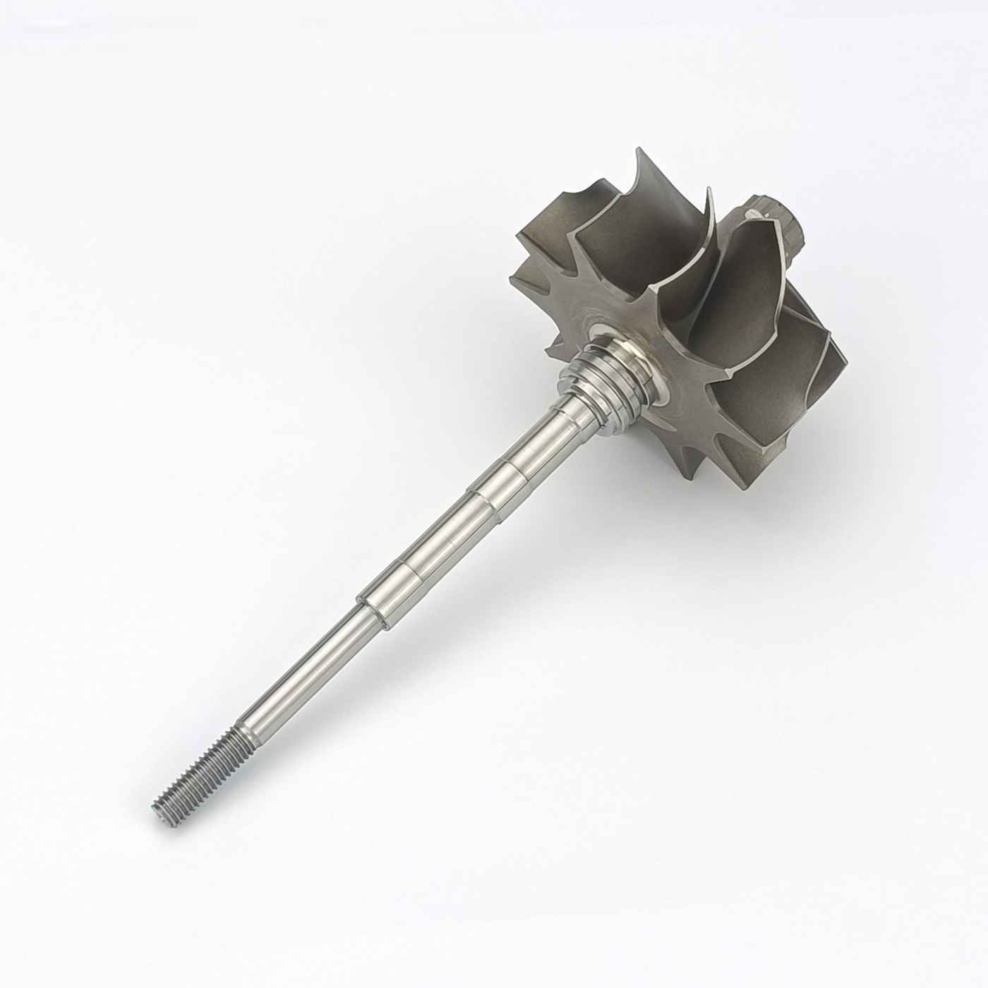 MS-TECH GT30R Turbine Wheel Shaft 452584-6 713036-0002 Ind 60mm Exd 55mm Blades5+5 for Turbo Upgrades