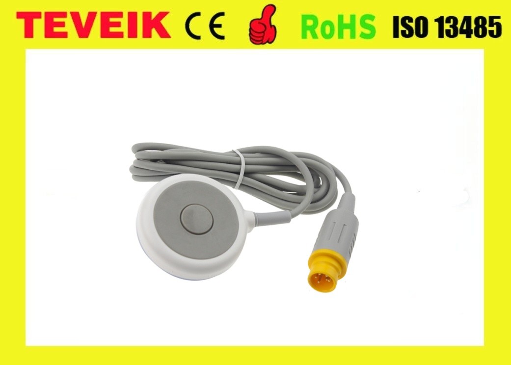 CE & ISO Teveik Original New Bistos BT-350 Round 6pin TOCO Fetal Transducer For Fetal Monitor