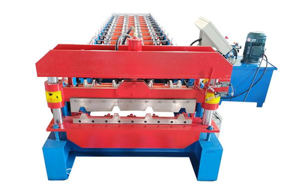 Full Automatic 1200mm Roof Panel Forming Machine Metal Galvanized Iron Sheet