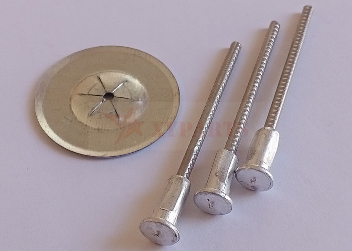 3mmx65mm CD Weld Bimetallic Insulation Pins With Aluminunm Base