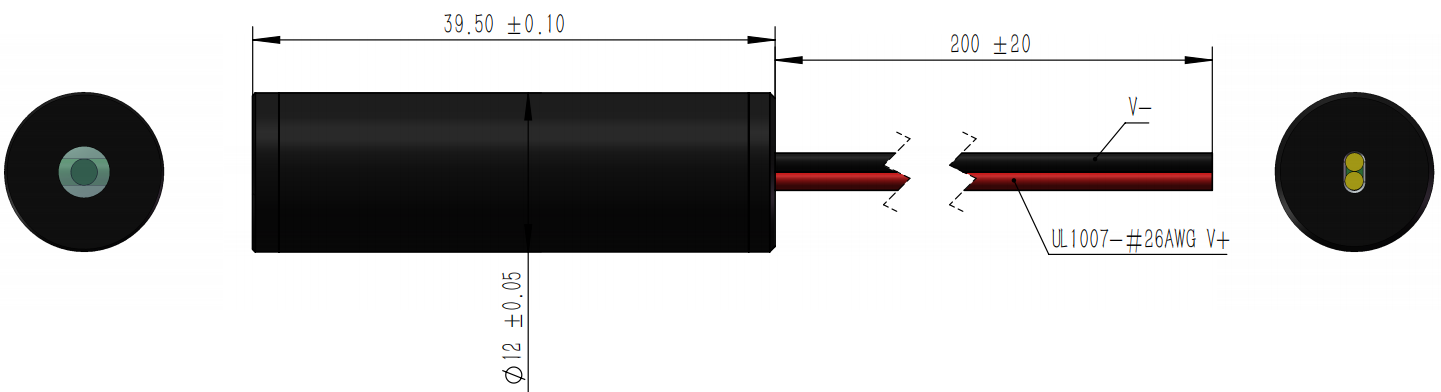 Green Line Laser Module for Industrial Needs Weight KG 0.02 KG Linewidth at 10m 4.5mm