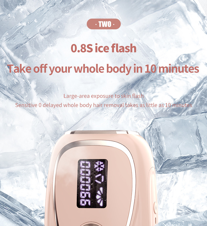 Ice Cool Ipl Laser Hair Epilator Removal Machine Permanent Painless Hair Remover Device