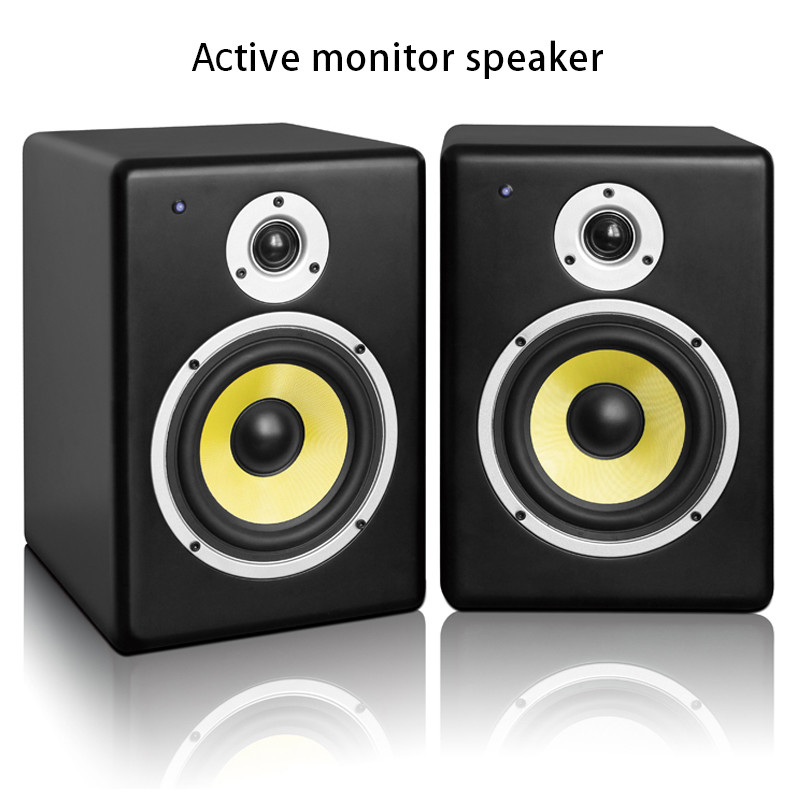 Active Monitor Audio Powered Speakers Pair Studio Speakers Audio Mixing Recording