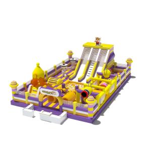  Tiger Fun Park Playground With Big Slides And Obstacles Course Manufactures