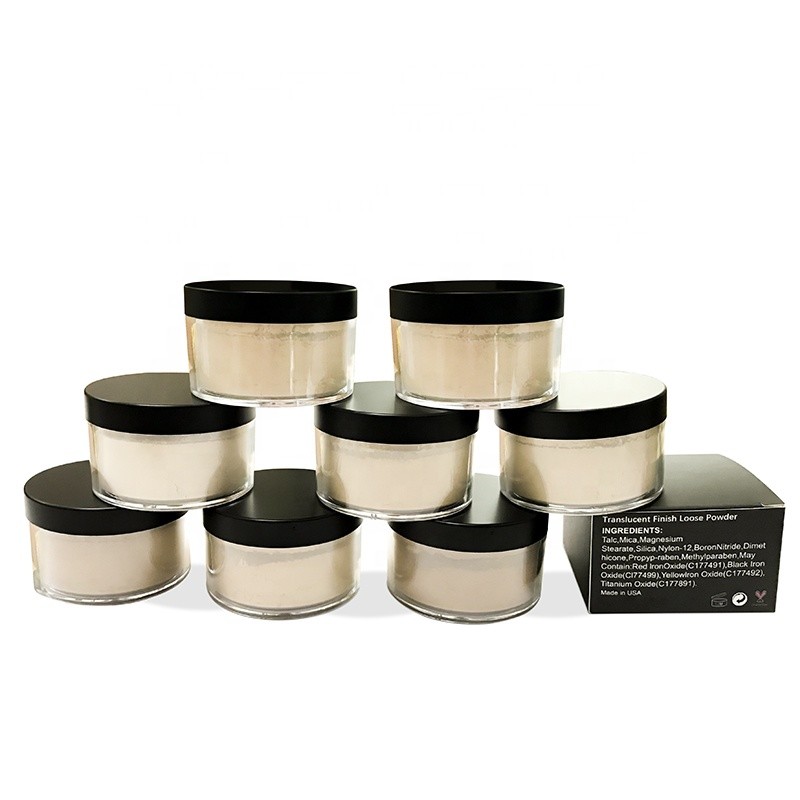 MSDS Sunscreen Loose Mineral Powder 6C Color ISO Oil Control Makeup Powder
