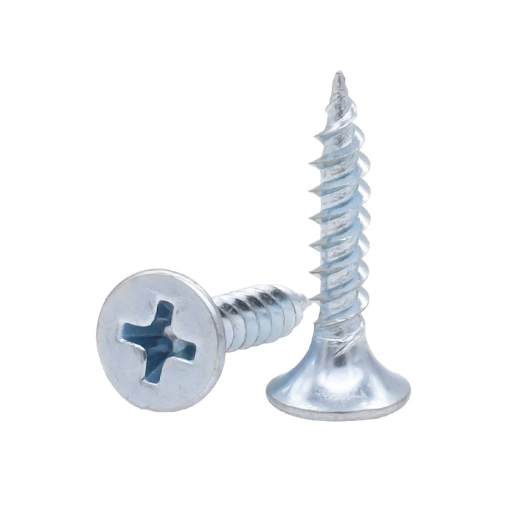 Yellow Zinc Plated 1 1/4 3.5 Carbon Steel Self Tapping Drywall Screw for Metal Wood