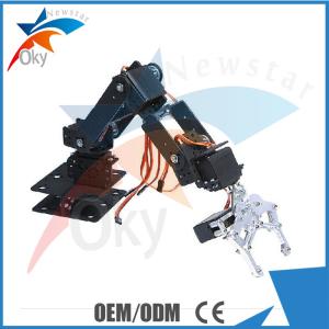 China 6DOF Clamp Claw Mount Arduino DOF Robot Aluminium Rotating Mechanical Robotic Arm on sale
