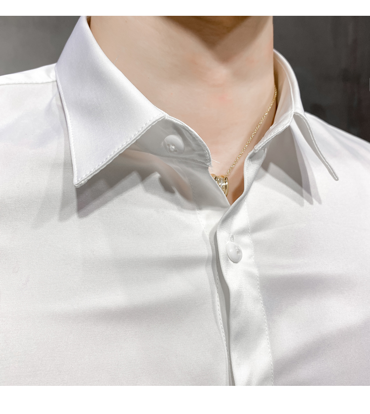Knitted Long Sleeve Slim Fit Shirts For Men Popular Choice for Adults