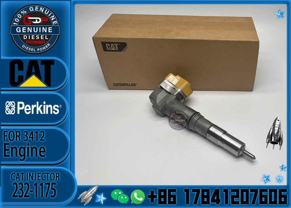 Fuel Injector 174-7526 232-1183 232-1171 232-1175 20R0758 232-1173 232-1168 174-7528 for Caterpillar 3412E 3408E Engine