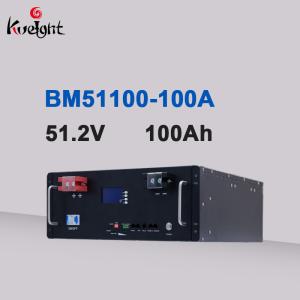 51.2V 100AH Lifepo4 Lithium Battery Module PV System 48v Rack Mount Battery