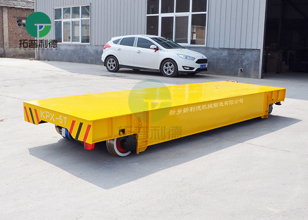 Material Handling Equipment Battery Powered Transfer Platform On Rail