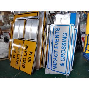 Triangle Round Square Reflective Sign Marks Customized