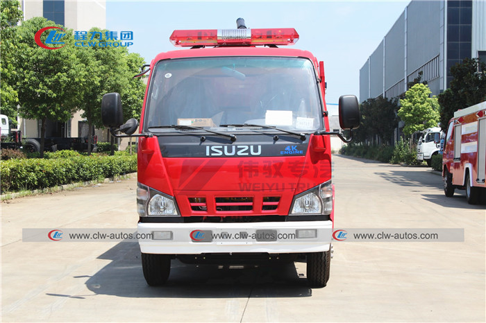 ISUZU 600P 3T Fire Fighter Truck With Water And Foam Tank
