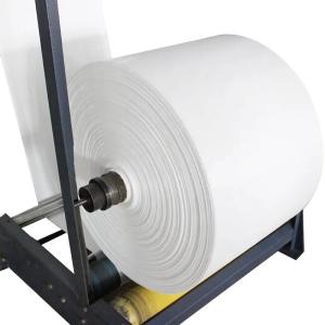 100% Polypropylene Woven Bags Roll PP Woven Fabric Roll PP Woven Sack Roll For