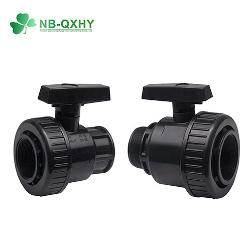 Irrigation High Quality PVC Single Union Ball Valve with Female Male Thread
