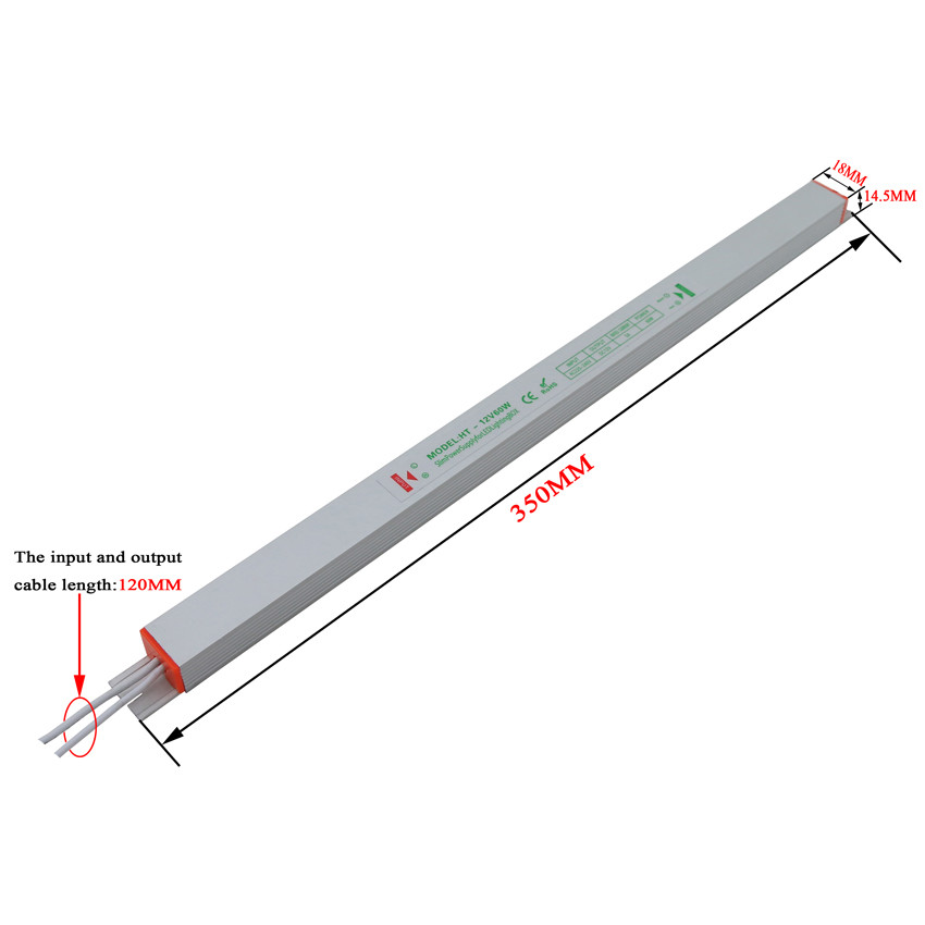 24v 60w New Slim power supply IP20 LED transformer Adapter for LED Light