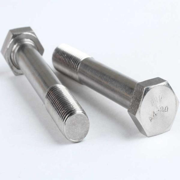 DIN 931 Partially Threaded Stainless Steel Hex Head Bolts Nuts Carbon Steel Gr8