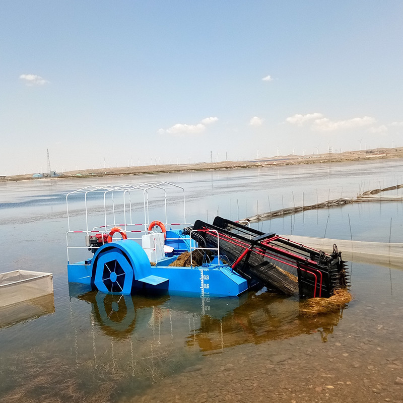 semi automatic aquatic weed harvester