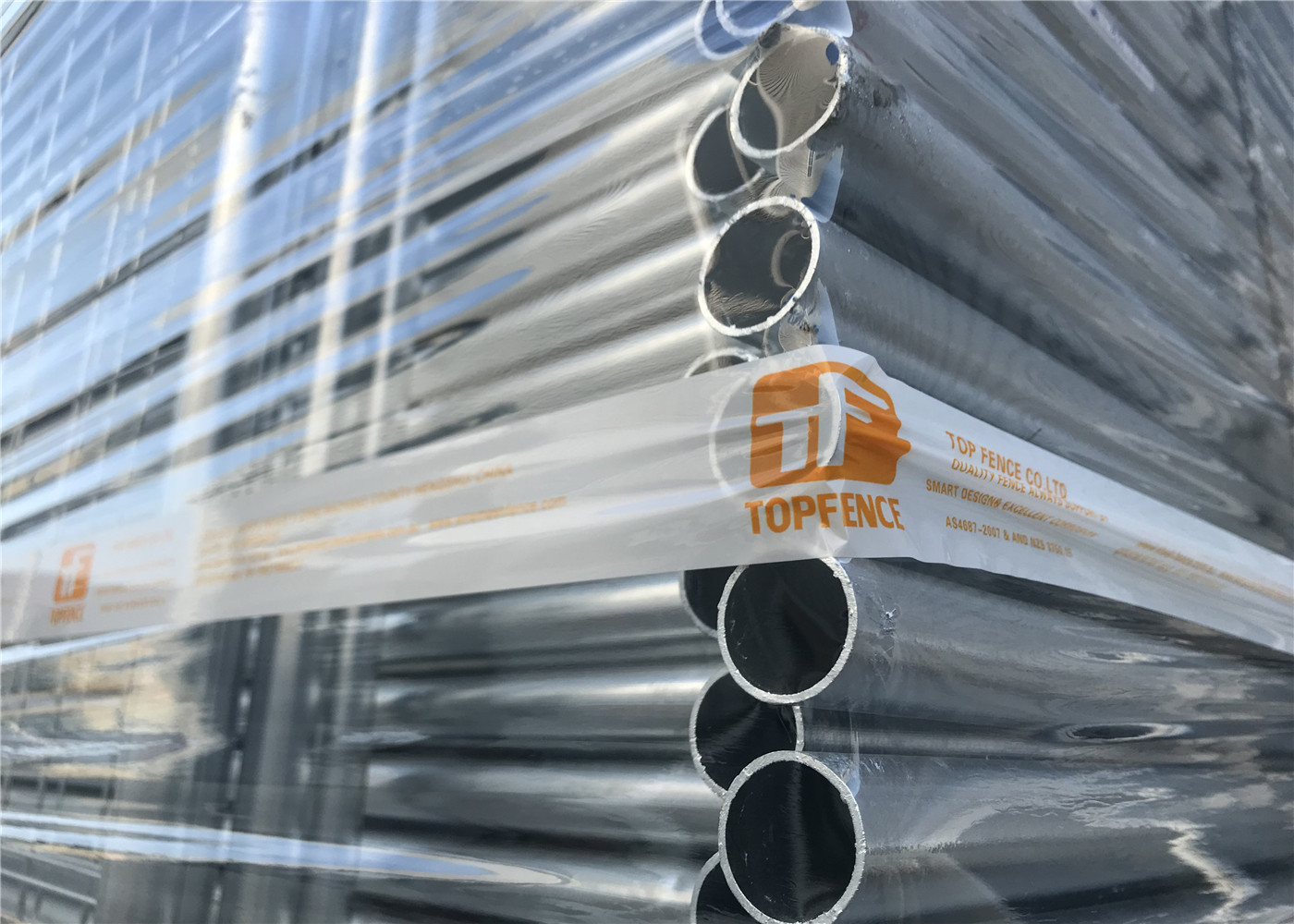 AS4687 Galvanized Welded Mesh Temporary Fence for Construction Site Outdoor Event OD40mm *1.6mm wall thick