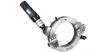  High Finish Pipe Cutting And Beveling Machine OD Mounted Manufactures