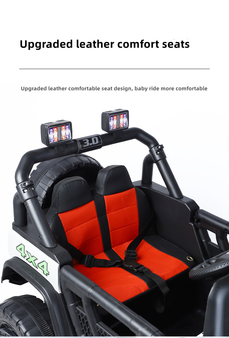 PP Plastic 12V Two Seats Electric Ride On Cars With Remote Control for 2 10 Year Olds