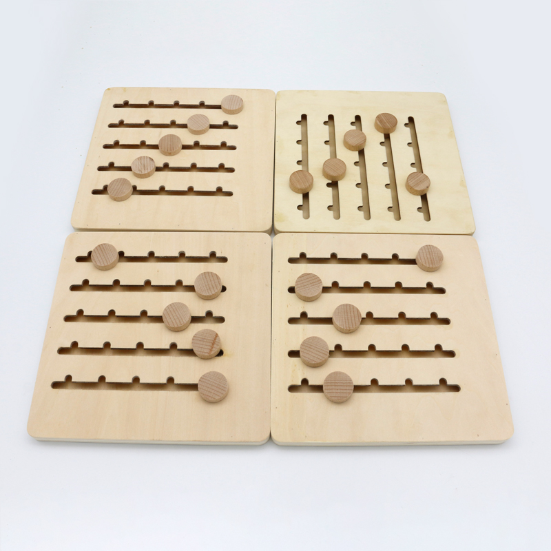 200mm Wooden Number Sorting Board Educational Preschool Toddler Toys