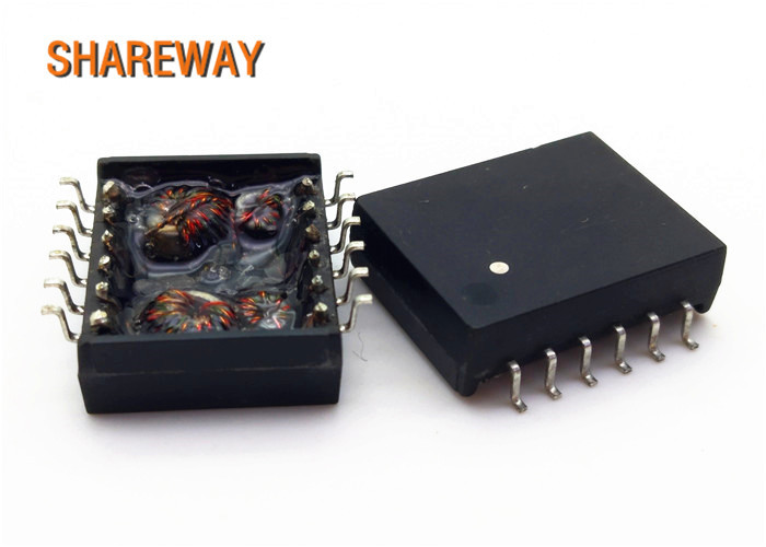 Shareway Gigabit 1500V LAN Transformer With Magnetic 24 PIN with 4PPoE 7490220123