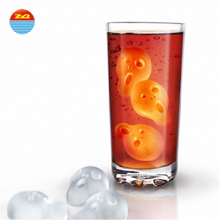 wholesale Chinese factory Scream silicone ice cube tray for ice cream making