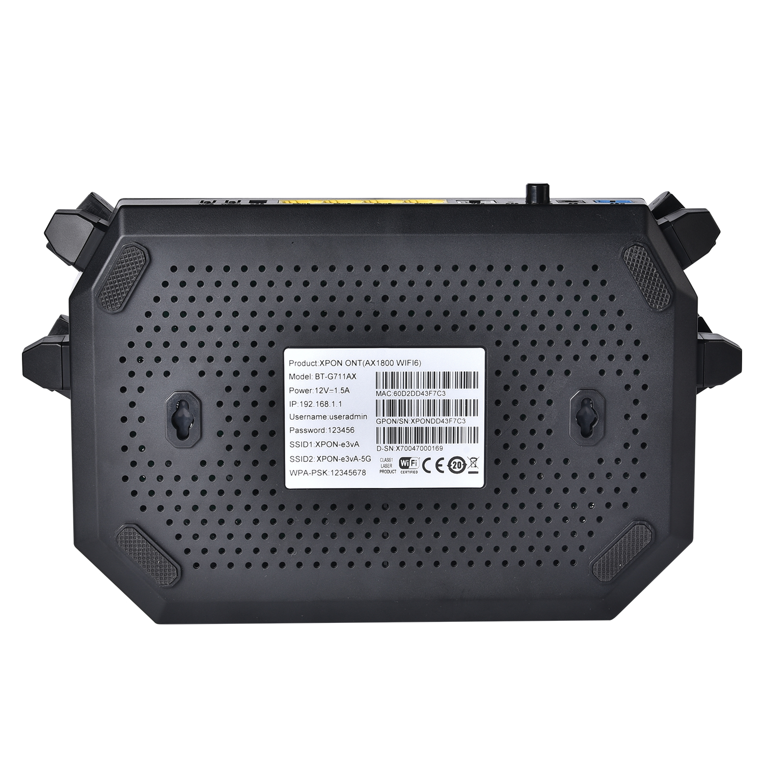 AS-ONU49 4GE+1VOIP+AX1800 WIFI6 XPON ONU