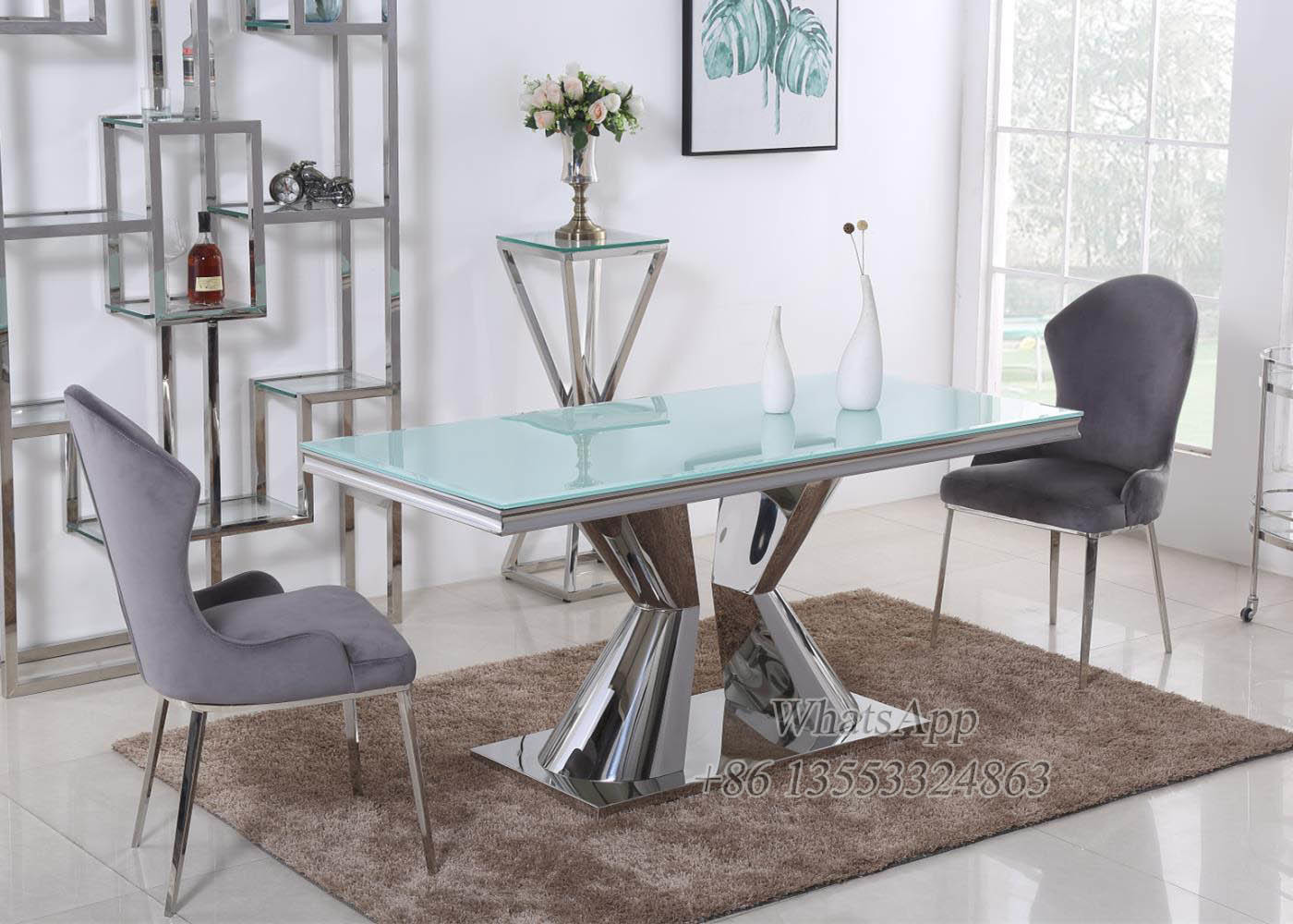 Stainless Steel Dining Room Furniture Supplier From CHINA (YS-23)