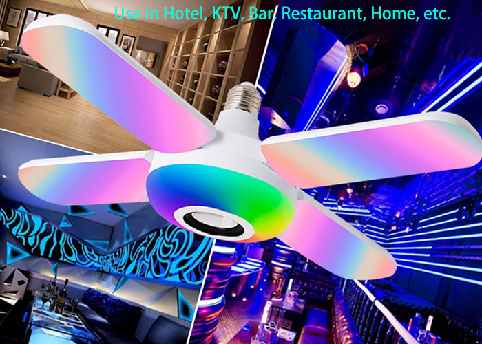 RoHS Bar Smart LED Bluetooth Speaker Bulb 50W Smart Music Lamp