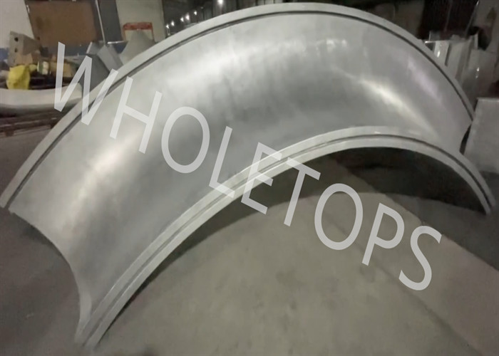 White Color PVDF Coating Hyperbolic Aluminum Panel For Curtain Wall