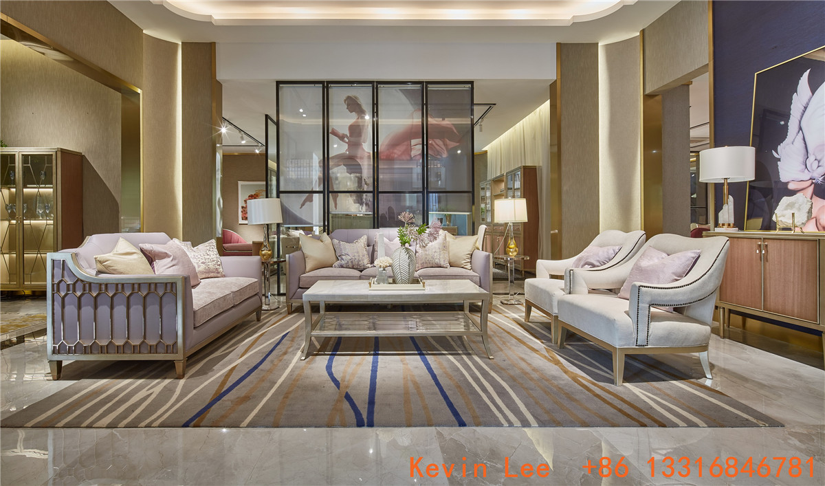 Custom made furniture factory who supply hotel furniture console table and coffee table for Lobby Leisure furniture