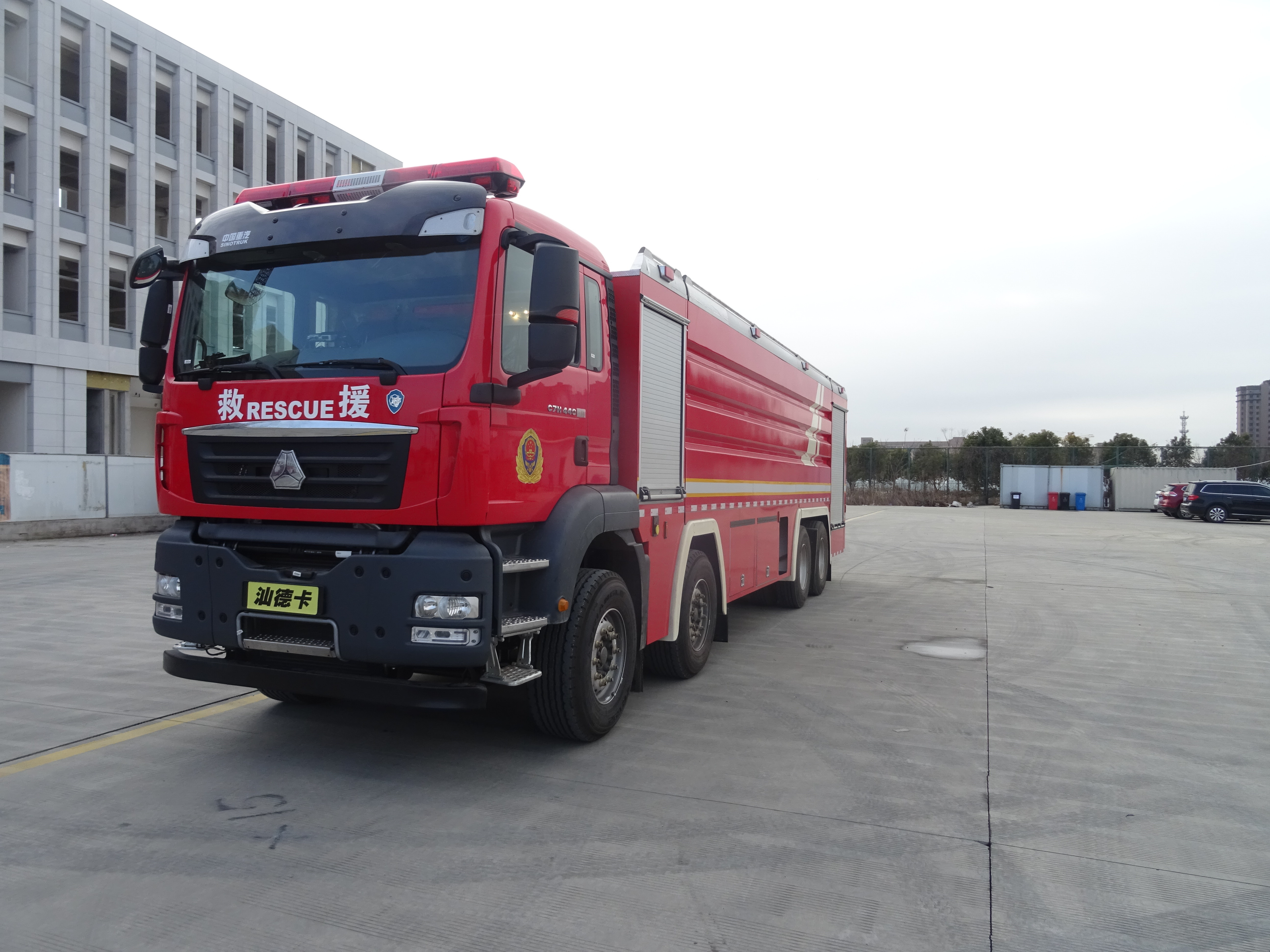 Foreman Water Tank Airport Fire Engine Aviation Fire Truck 150L / S