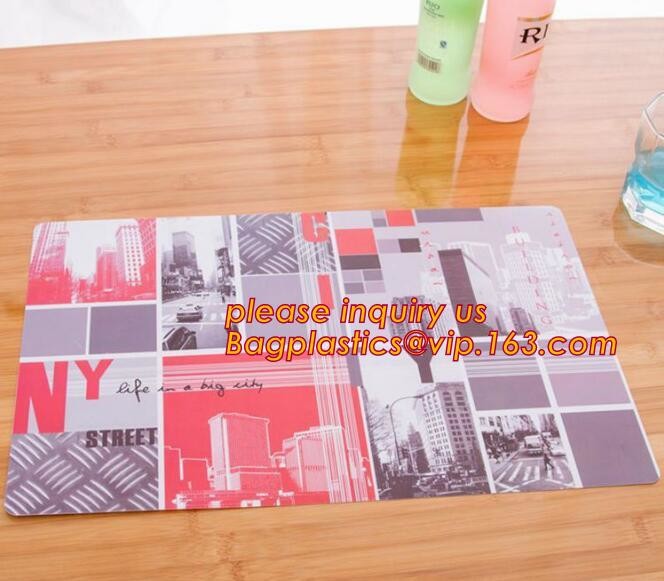 Promotional PP/PVC Placemat Table Mat With Good Quality,vinyl weven decorative PVC placemats recycled table mat,Silicon