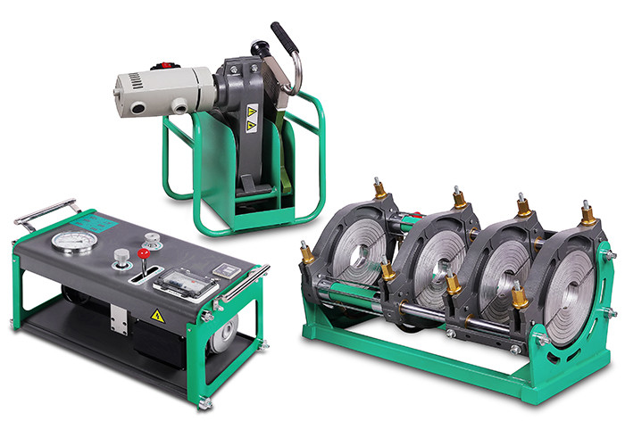 Hydraulic Pipe Jointing Butt Welding Equipment Simple Structure SWT-V160/63H