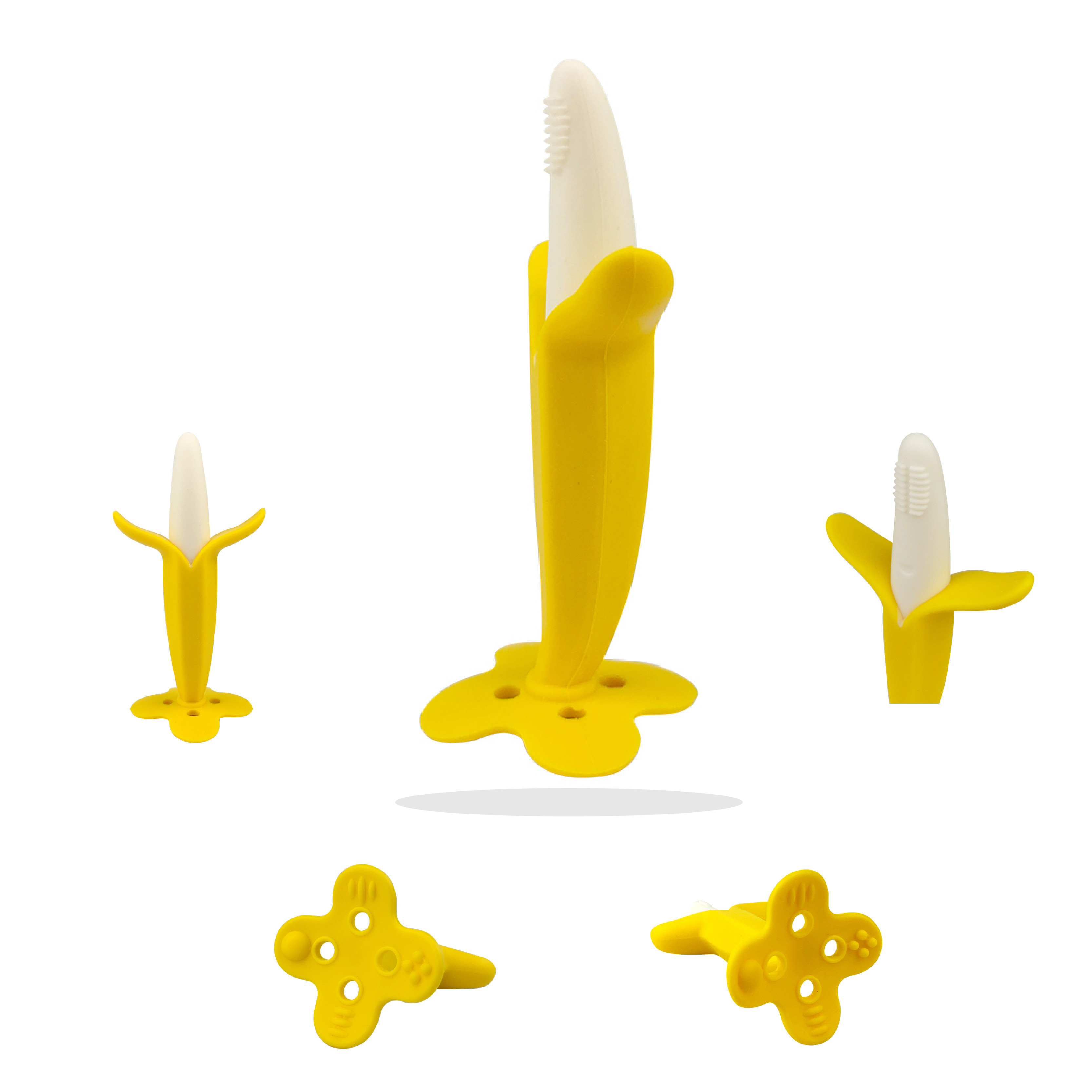 FDA Approved Silicone Baby Products Teething Chewable Baby Teether For Tiny Hands