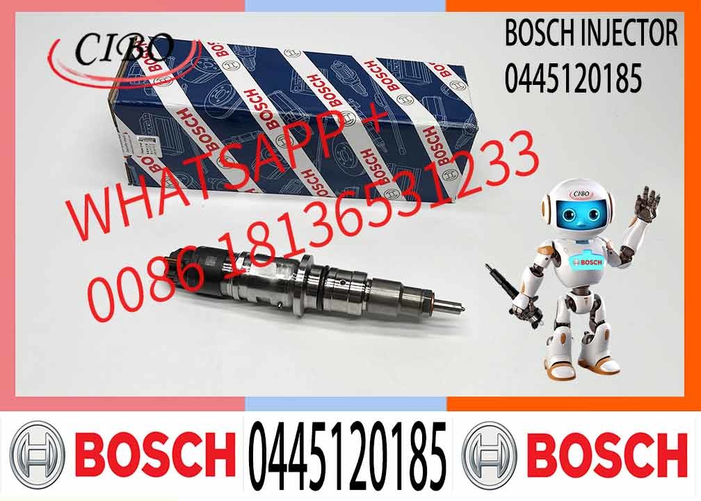 High Performance Fuel Injector 0445120185 Diesel Car Common Rail Injector 0445120185 for CUMMINS 6.7L Engine