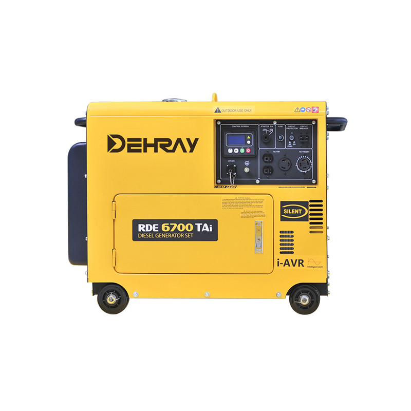  Single Cylinder 5KVA 155kg Portable Diesel Powered Generator Manufactures