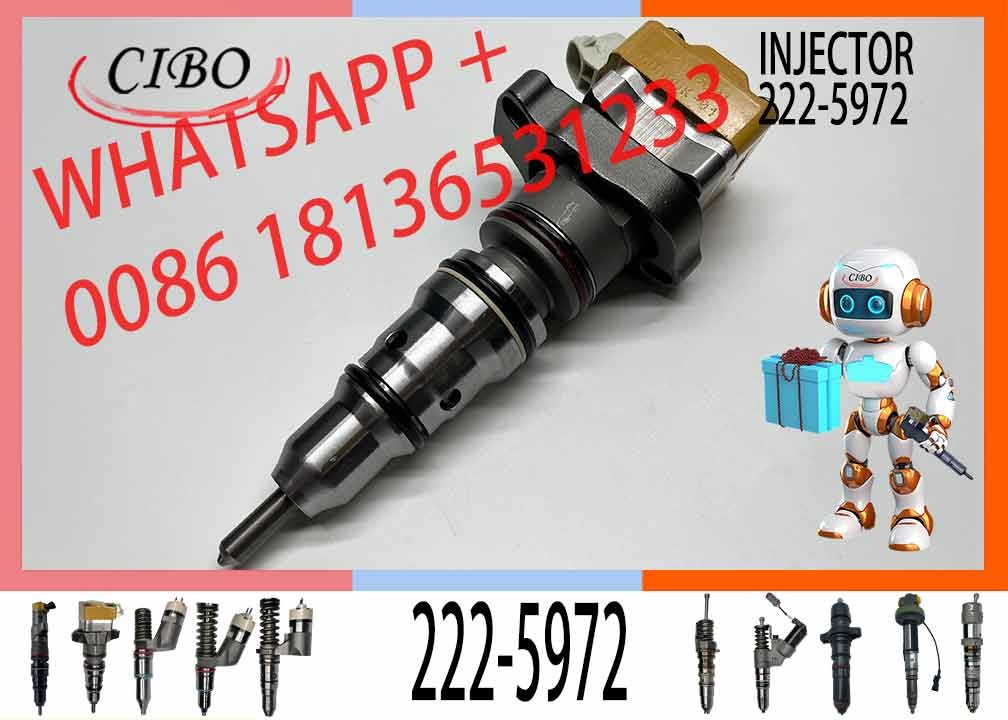 Fuel injector common rail parts injector 222-5972 198-4752 174-7526 232-1170 232-1171 174-7527 For C+ Engine 3126B