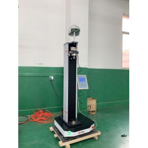 Single Column Helmet Testing Equipment With PLC Touch Screen