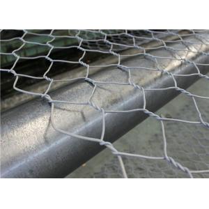 ISO Hot Dipped Galvanized 2x1x1m Gabion Netting For Roadway