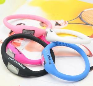 China fashion silicone ion sport watch on sale