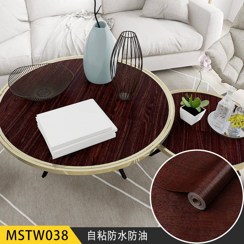 Pure Color Wood Grain Design Vinyl Wallpapers for Administration from Trustworthy
