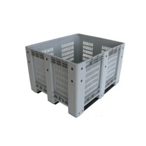 Ventilated  Folding Plastic Pallet Boxes  Recyclable Square Plastic Crates