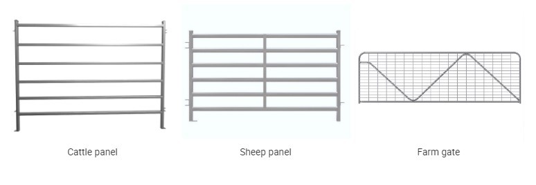 Heavy Duty Pvc Coated Q235 steel Welded Wire Cattle Panels